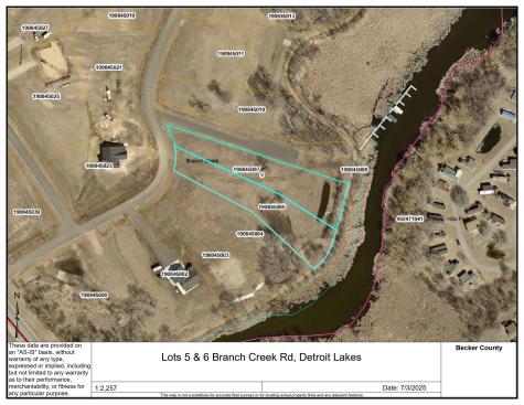 Lots 5 & 6 Branch Creek Road Detroit Lakes MN 56501