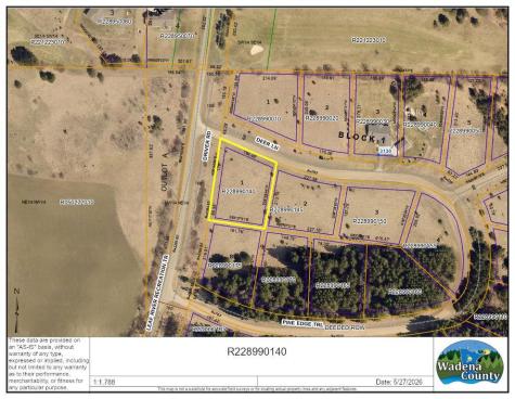 Tbd Lot 1 Block 2 Deer Lane Wadena MN 56482