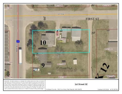 115 1st Street SE Akeley MN 56433