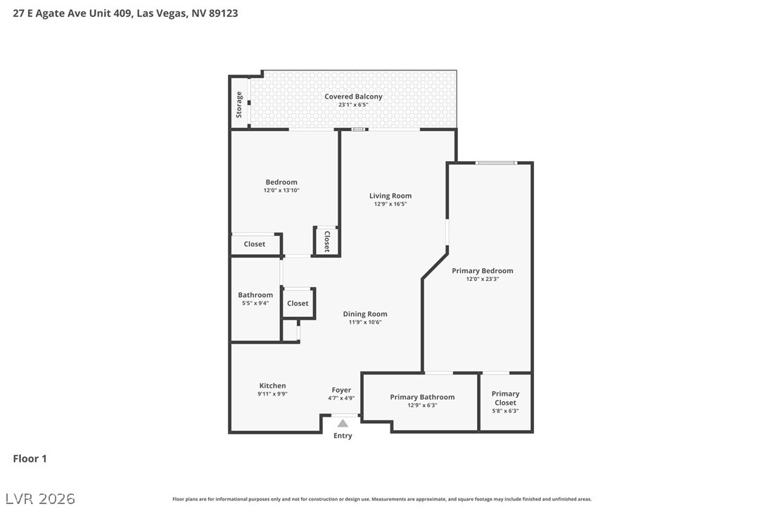 27 East Agate Avenue 409 Las Vegas NV 89123
