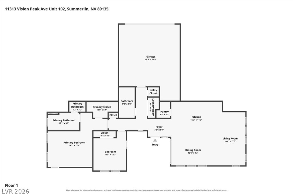 11313 Vision Peak Avenue 102 Las Vegas NV 89135