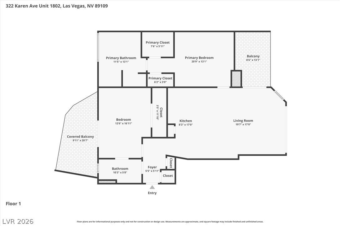 322 Karen Avenue 1802 Las Vegas NV 89109