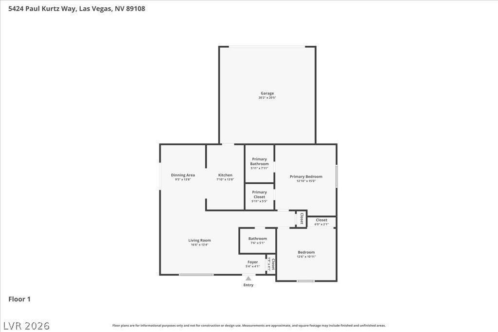 5424 Paul Kurtz Way 106 Las Vegas NV 89108