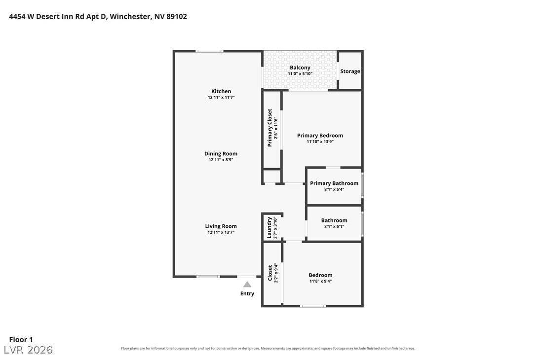 4454 West Desert Inn Road D Las Vegas NV 89102