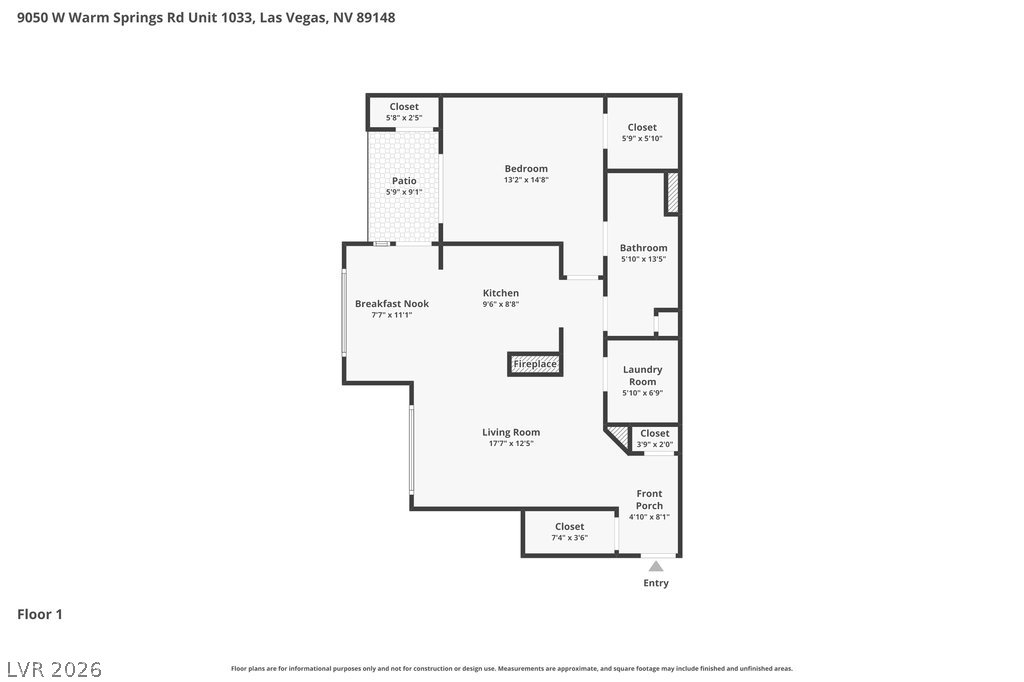 9050 West Warm Springs Road 1033 Las Vegas NV 89148