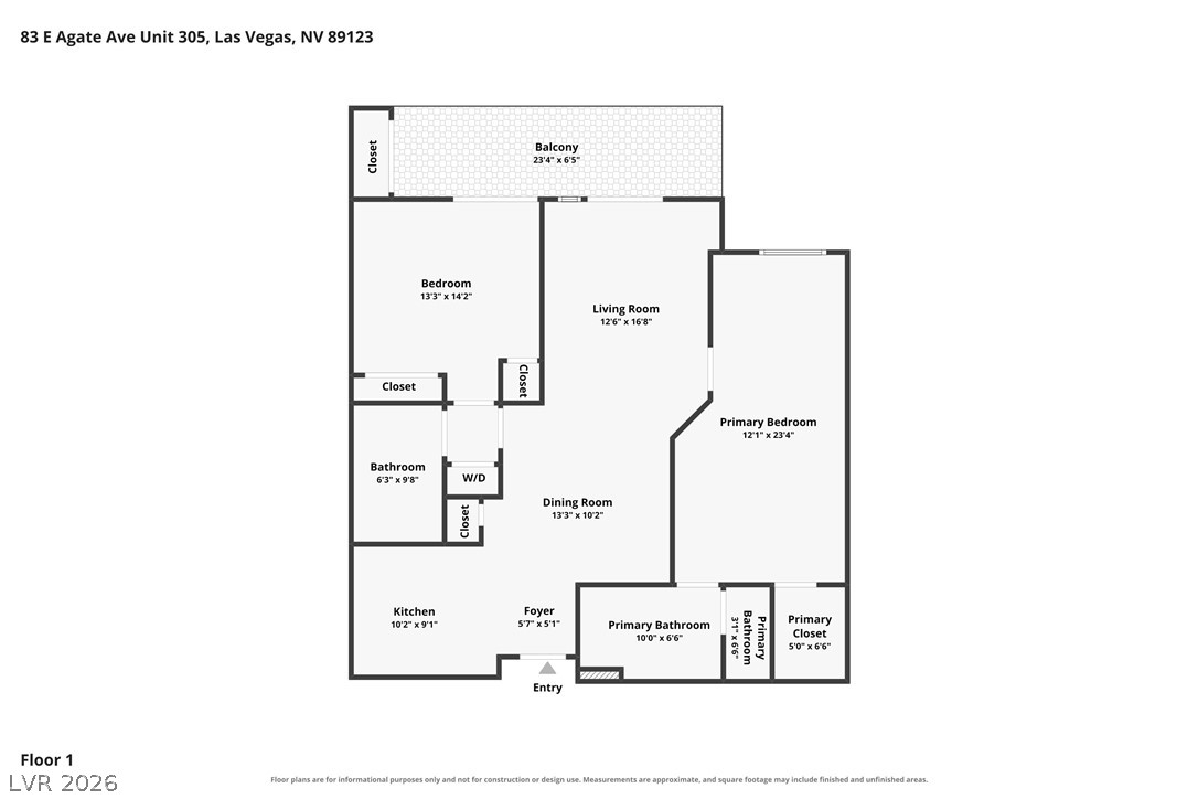 83 East Agate Avenue 305 Las Vegas NV 89123