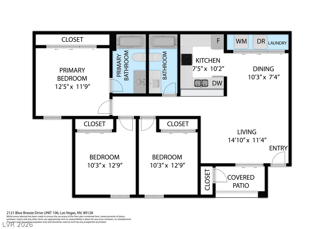 2121 Blue Breeze Drive 106 Las Vegas NV 89128