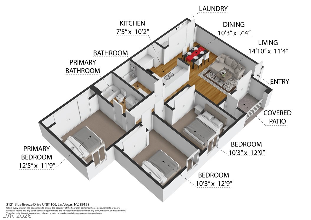2121 Blue Breeze Drive 106 Las Vegas NV 89128