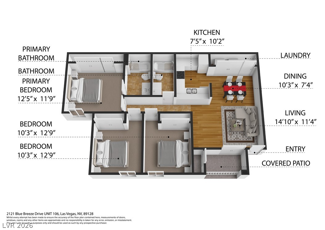 2121 Blue Breeze Drive 106 Las Vegas NV 89128