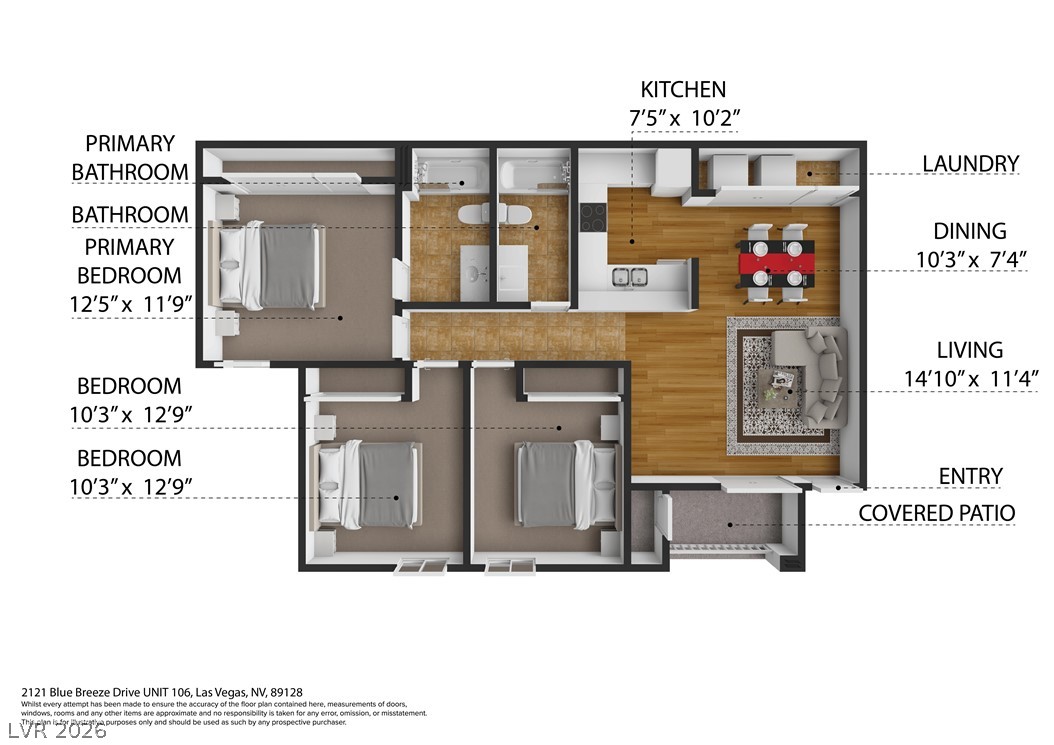 2121 Blue Breeze Drive 106 Las Vegas NV 89128