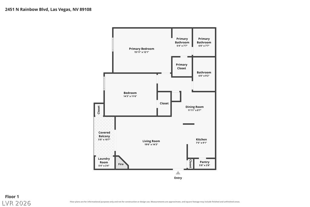 2451 North Rainbow Boulevard 2007 Las Vegas NV 89108