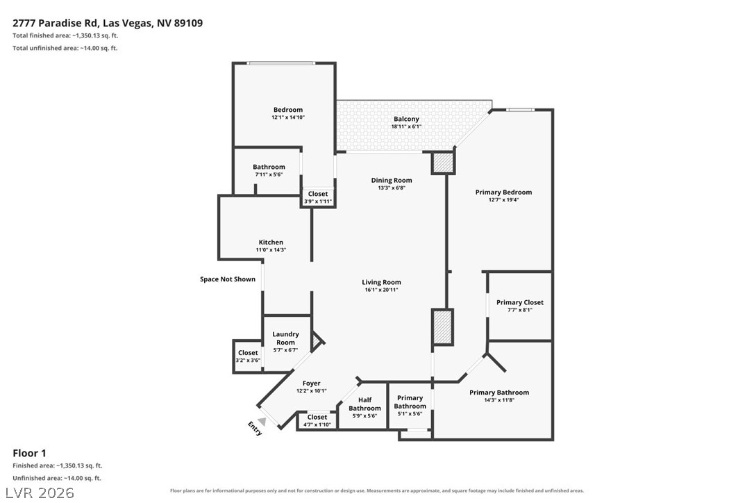 2777 Paradise Road 1002 Las Vegas NV 89109