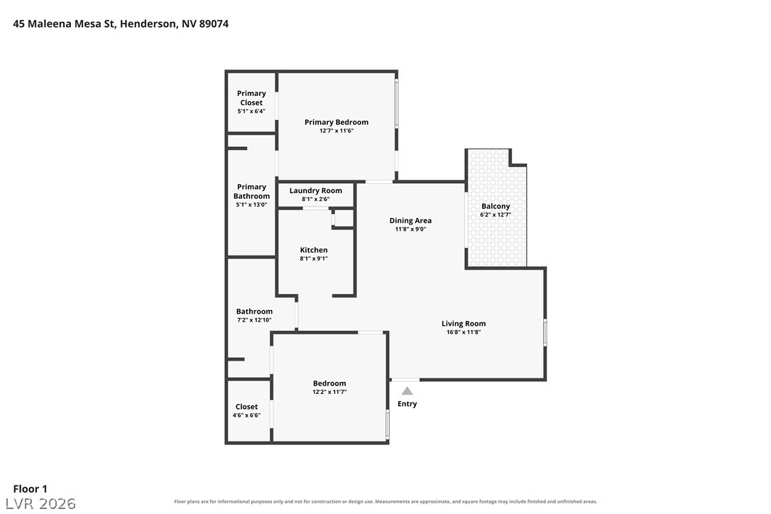 45 Maleena Mesa Street 1413 Henderson NV 89074