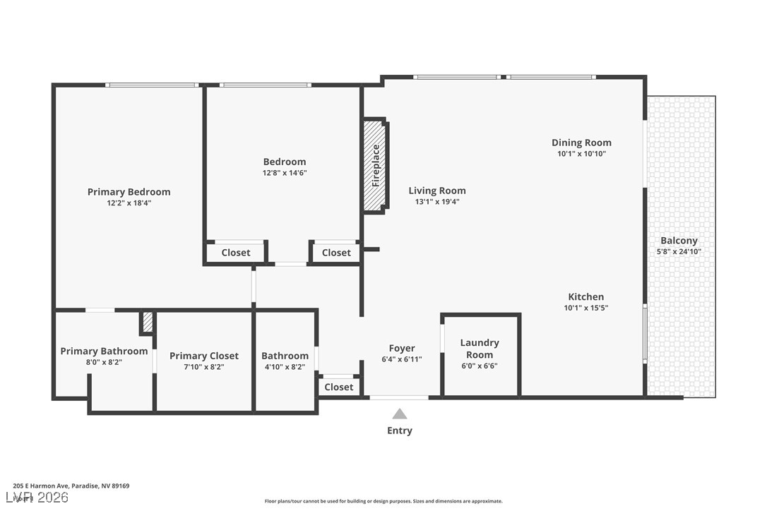 205 East Harmon Avenue 1012 Las Vegas NV 89169