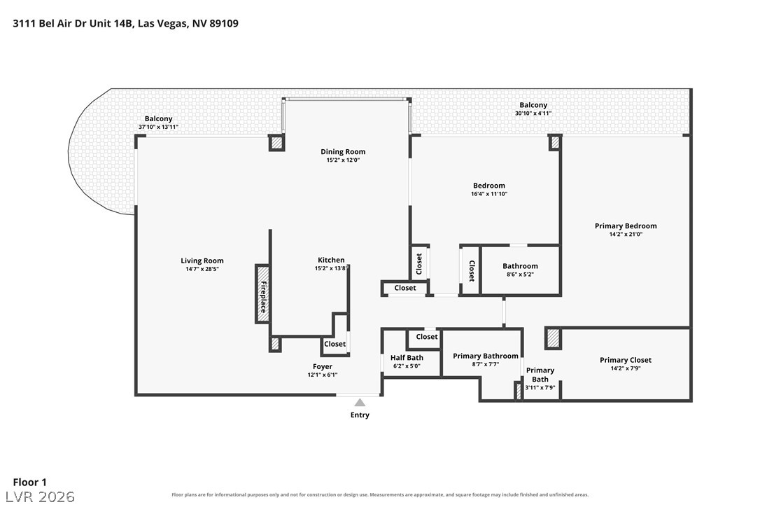 3111 Bel Air Drive 14b Las Vegas NV 89109