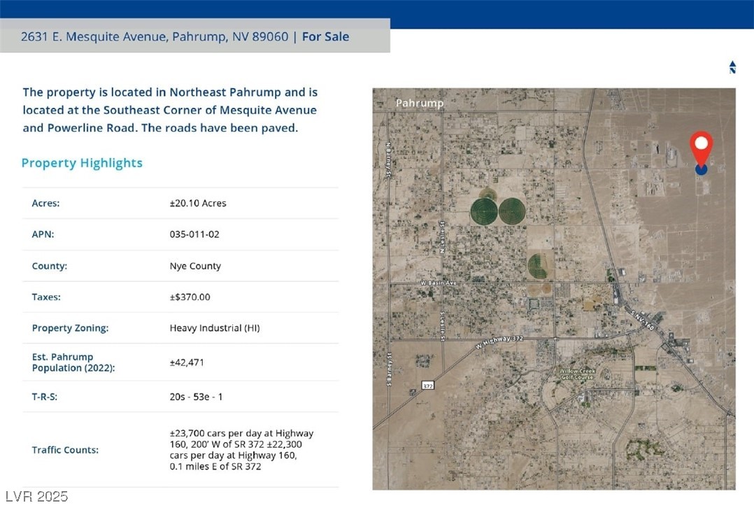 2631 East Mesquite Avenue Pahrump NV 89060