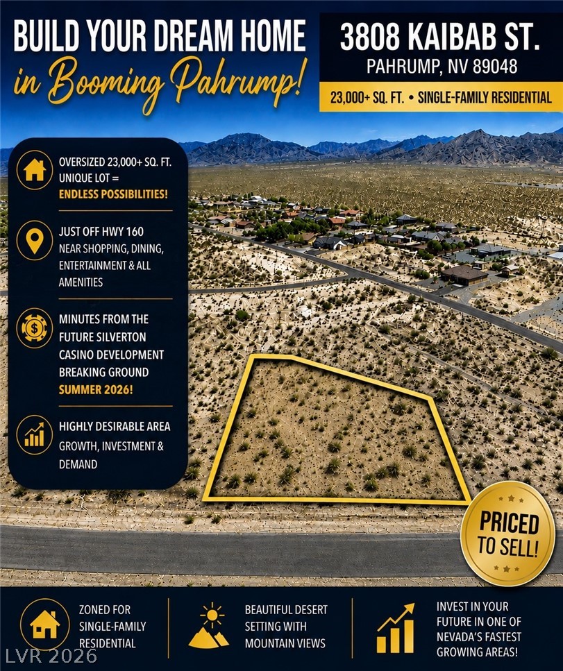 3808 East Kaibab Street Pahrump NV 89048