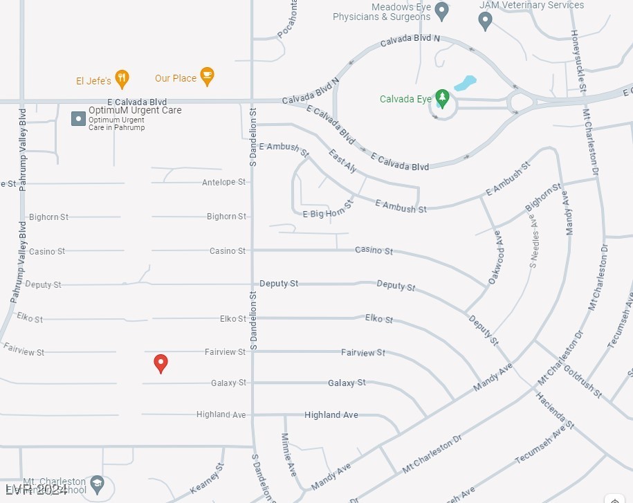 1640 South Galaxy Street Pahrump NV 89048