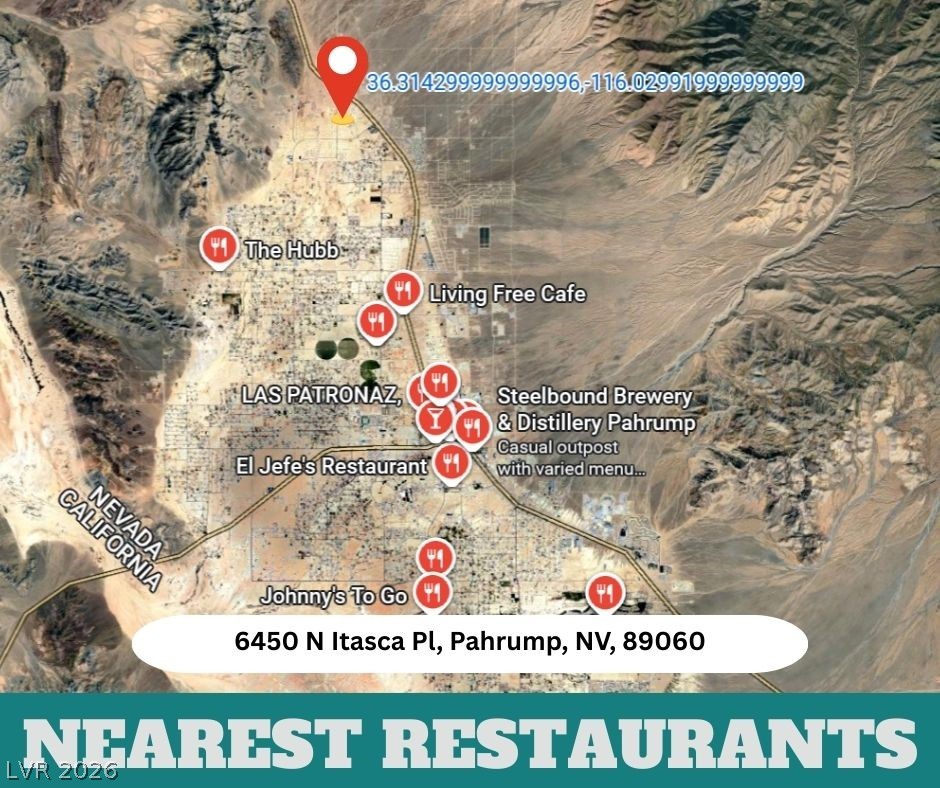 6450 North Itasca Place Pahrump NV 89060
