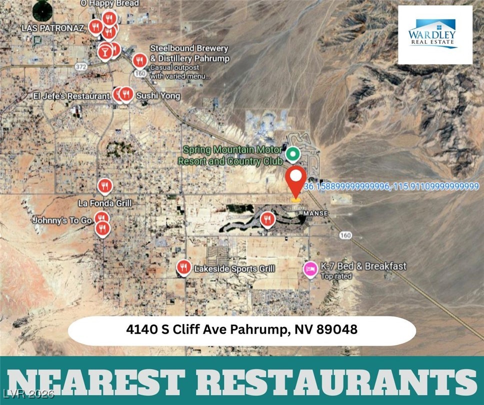 4140 South Cliff Avenue Pahrump NV 89048