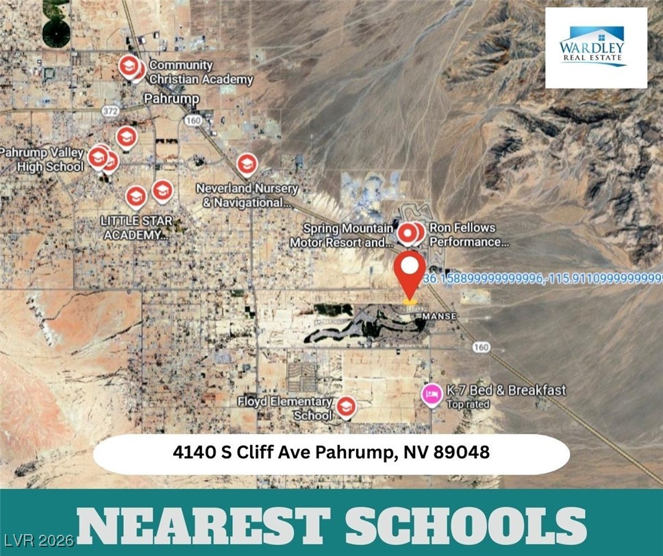 4140 South Cliff Avenue Pahrump NV 89048