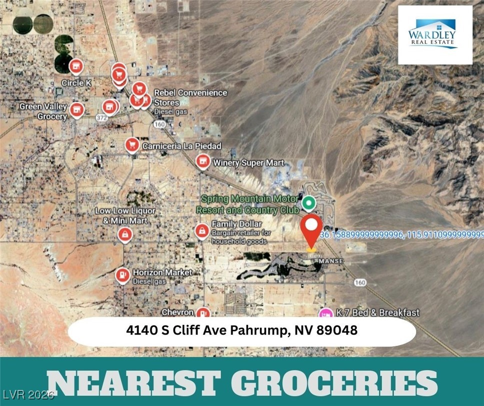 4140 South Cliff Avenue Pahrump NV 89048