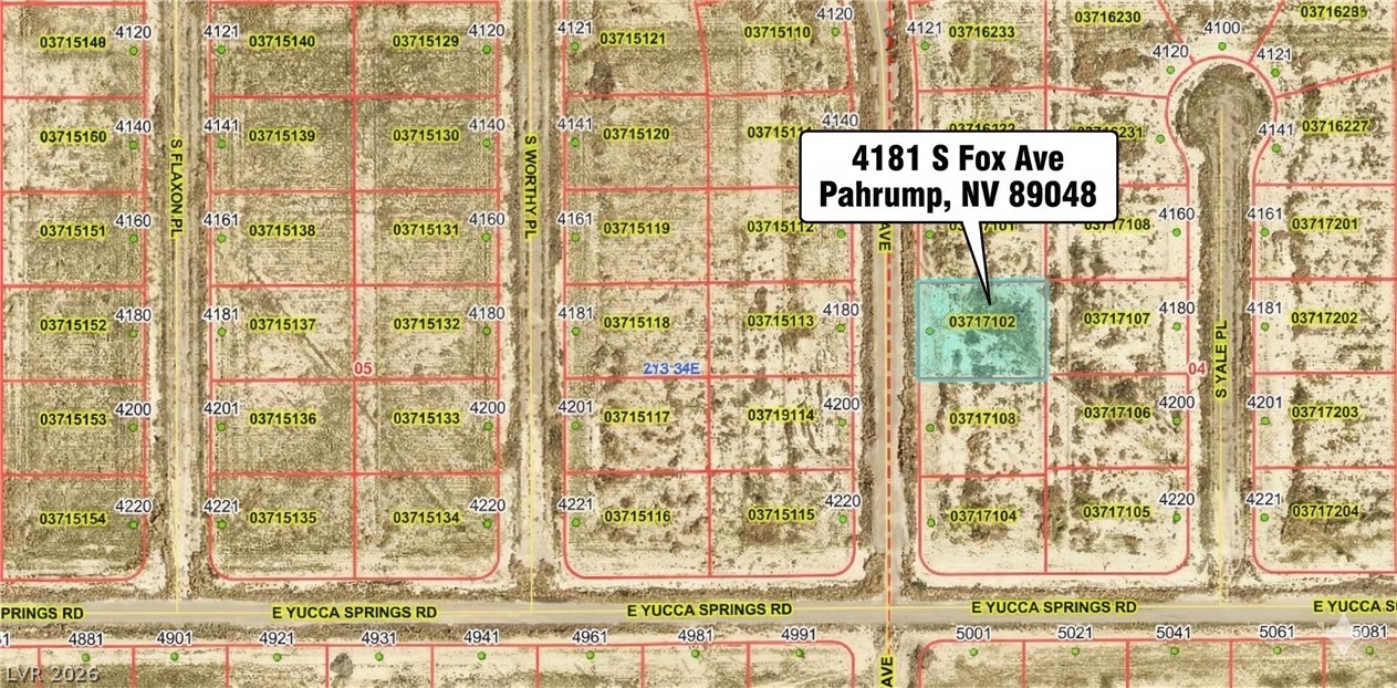 4181 South Fox Avenue Pahrump NV 89048