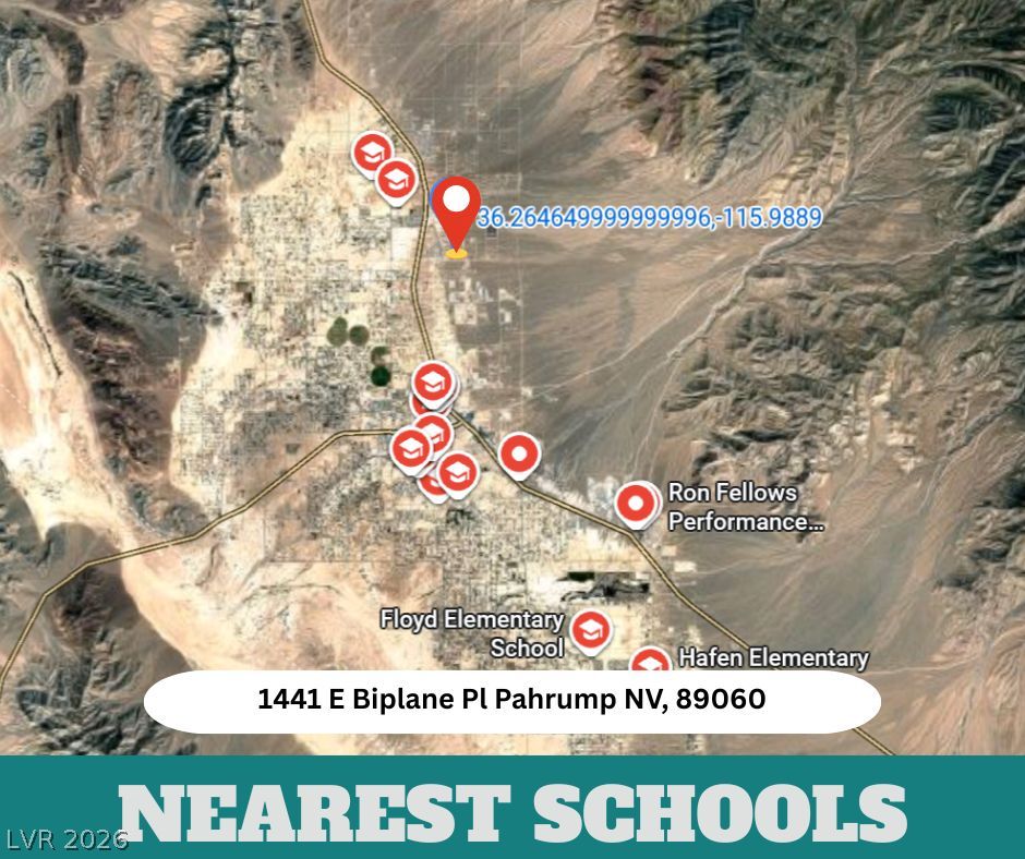1441 East Biplane Place Pahrump NV 89060
