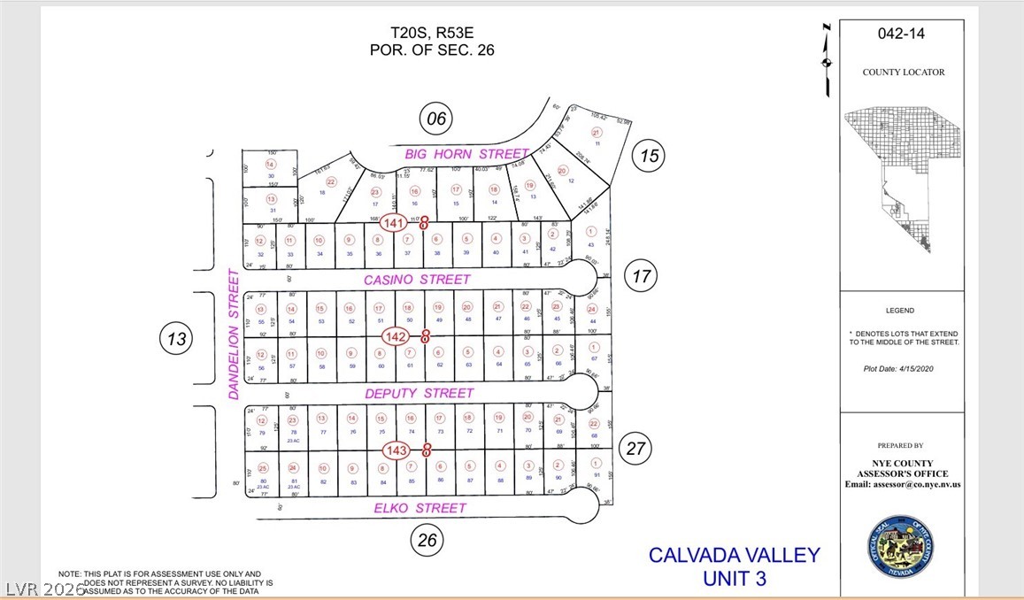 1971 East Deputy Street Pahrump NV 89048