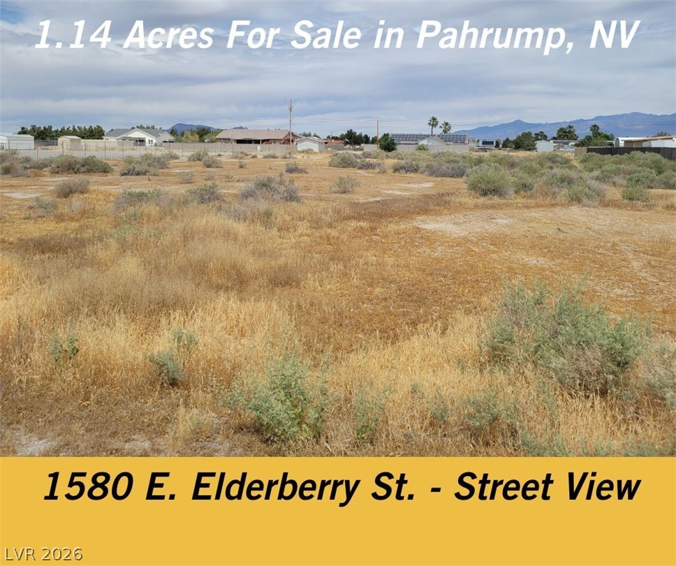 1580 East Elderberry Street Pahrump NV 89048