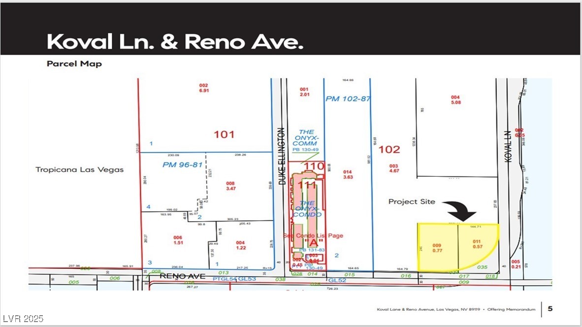 Reno Avenue & Koval Lane Las Vegas NV 89119