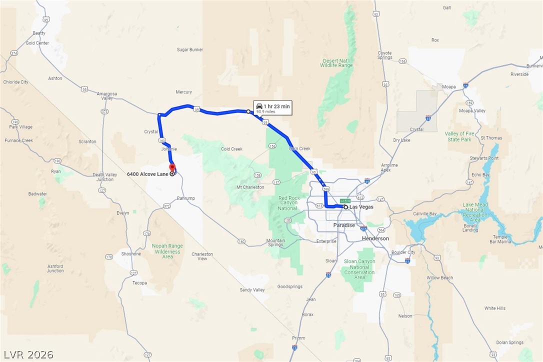 6400 North Alcove Lane Pahrump NV 89060