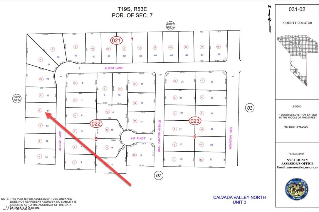 6400 North Alcove Lane Pahrump NV 89060