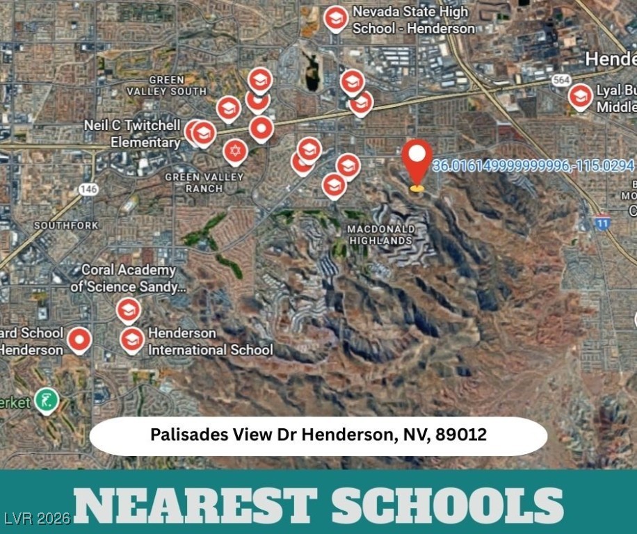 0 Palisades View Drive Henderson NV 89012