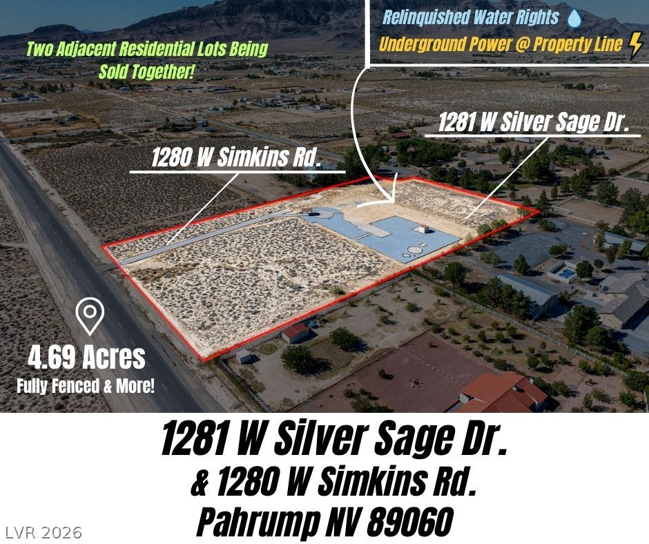 1281 West Silver Sage Drive Pahrump NV 89060