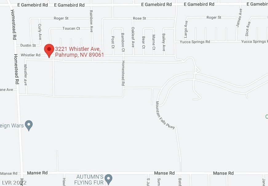 3221 Whistler Avenue Pahrump NV 89061