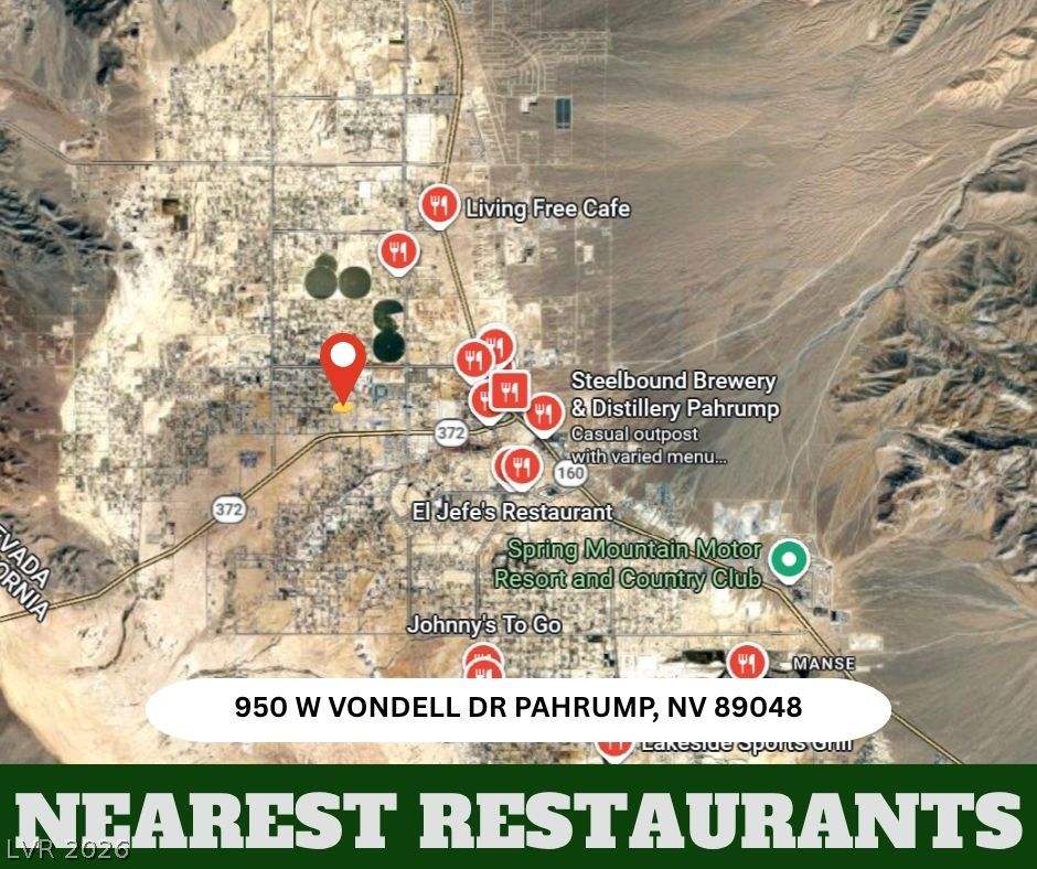 950 Vondell Drive Pahrump NV 89048