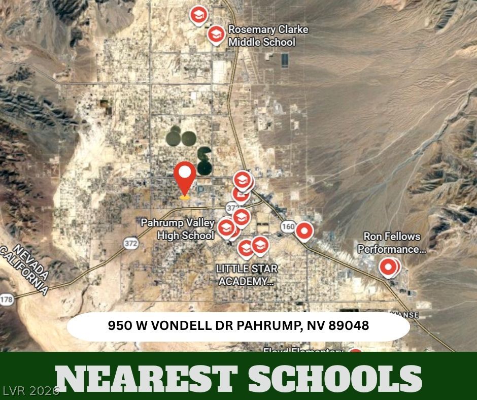 950 Vondell Drive Pahrump NV 89048