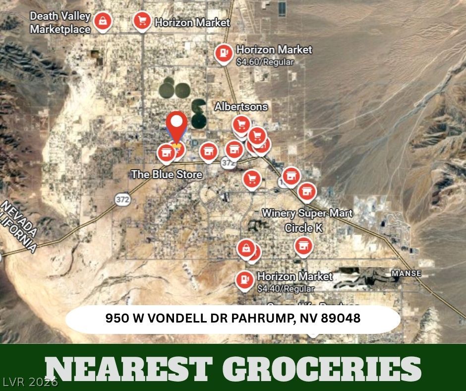 950 Vondell Drive Pahrump NV 89048