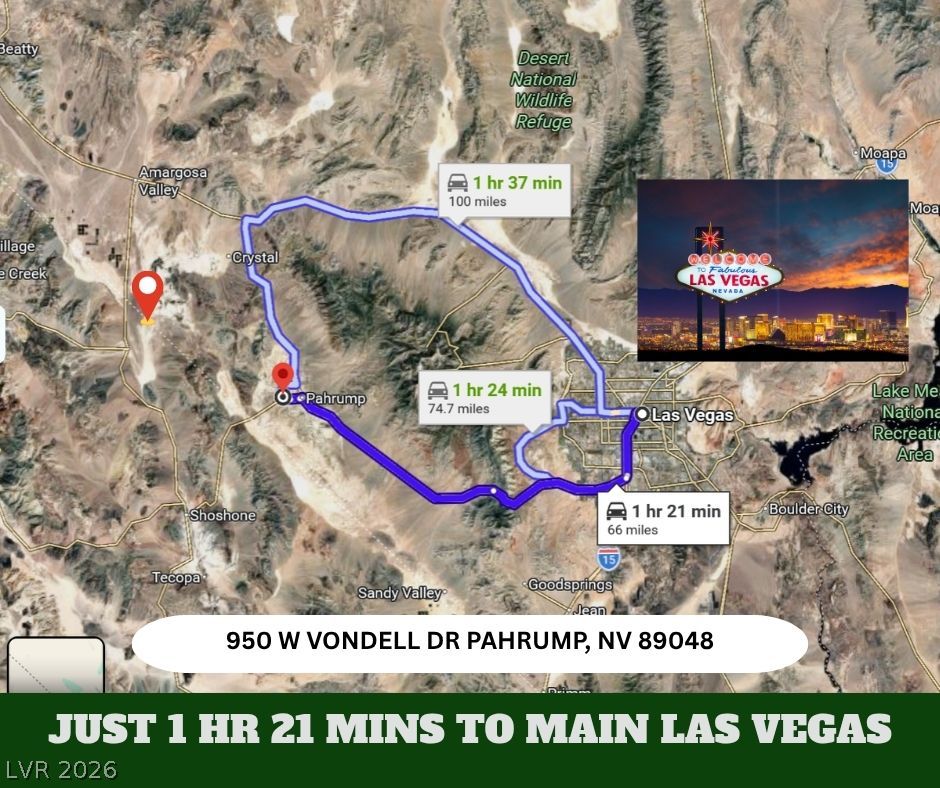 950 Vondell Drive Pahrump NV 89048