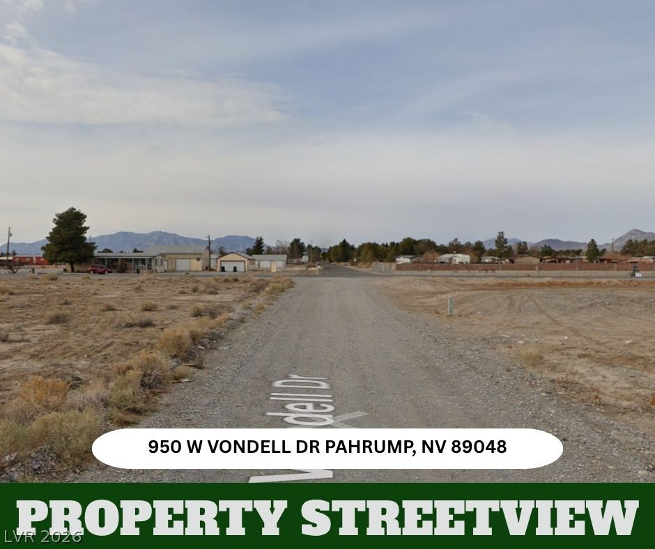 950 Vondell Drive Pahrump NV 89048