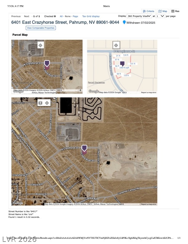 6401 East Crazyhorse Street Pahrump NV 89061