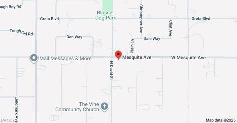 1981 North David Street Pahrump NV 89060