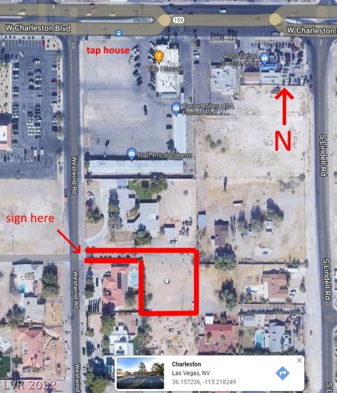 Flag Lot On Westwind So Of Charleston Lane Las Vegas NV 89146