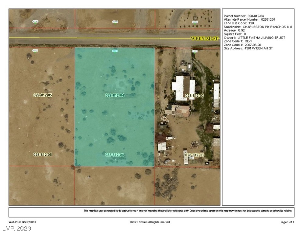 4361 Beniah Street Pahrump NV 89048
