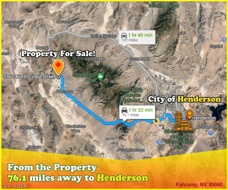 5960 North Linda Street Pahrump NV 89060