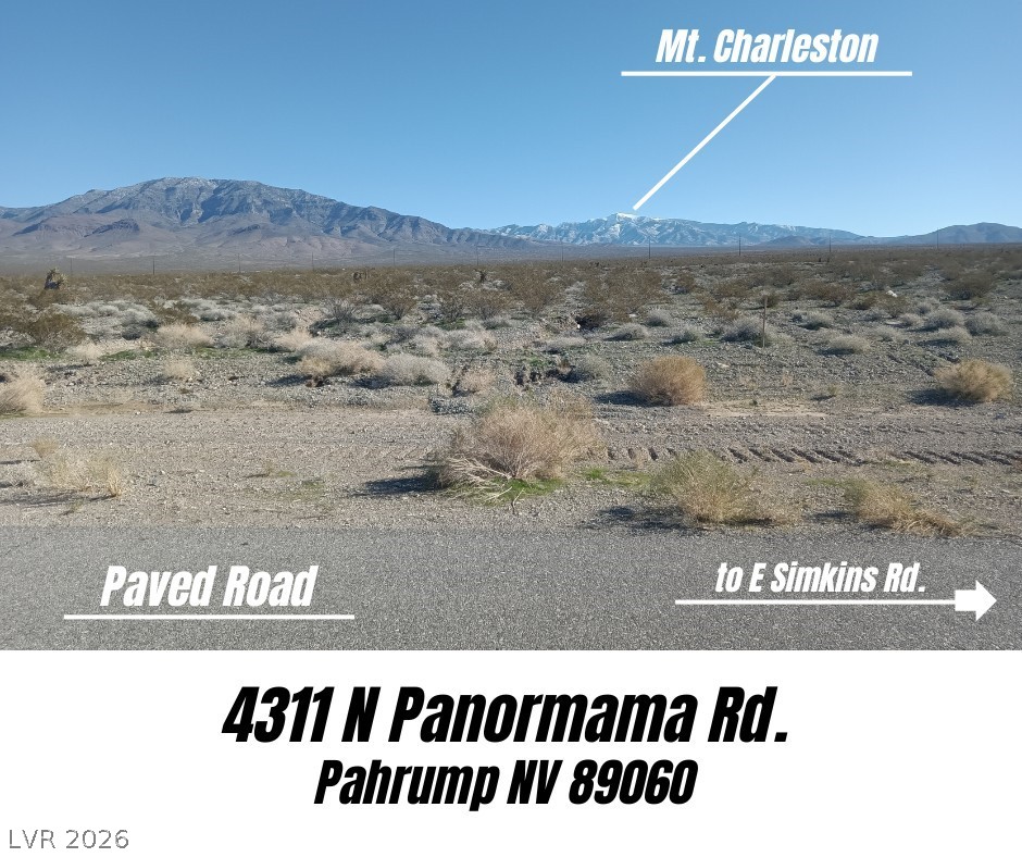 4311 North Panorama Road Pahrump NV 89060
