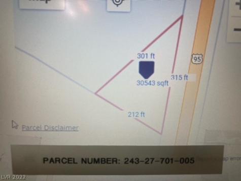Us Route 95(2nd Of 2 Lots Near Cottonwood Cove Road) Searchlight NV 89046