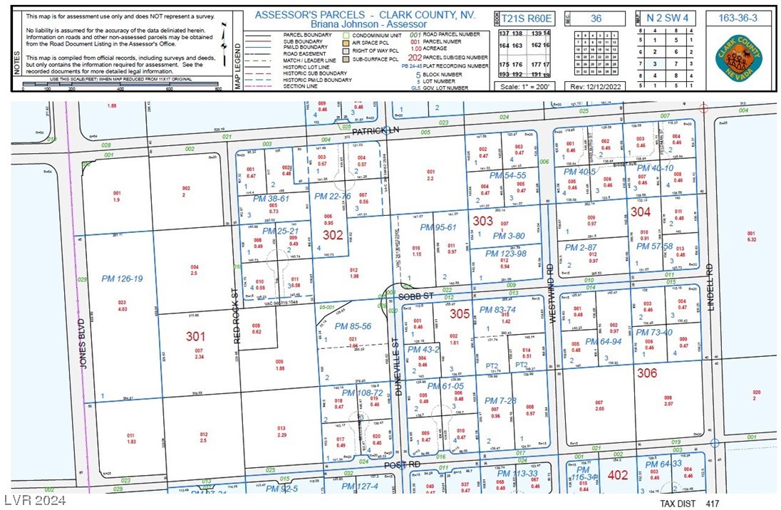 Point Nw4 Sw4 Sec 36 21 60 Las Vegas NV 89118