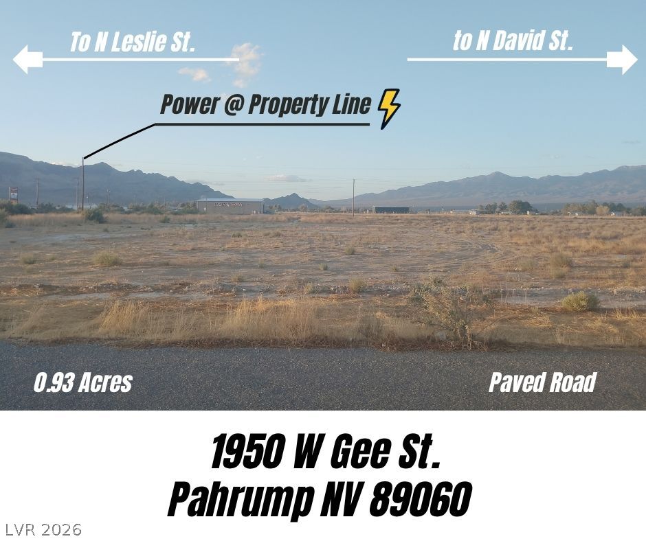 1950 West Gee Street Pahrump NV 89060